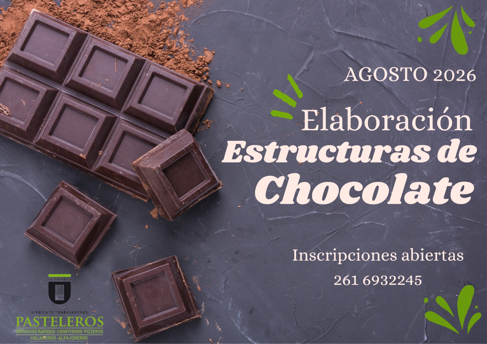 Curso de elaboración de estructuras de chocolate
