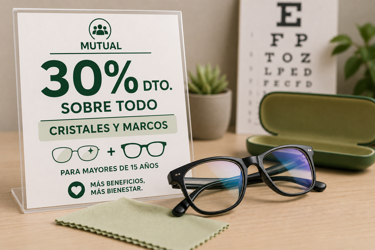 Beneficio de optica de Mutual 8 de Abril
