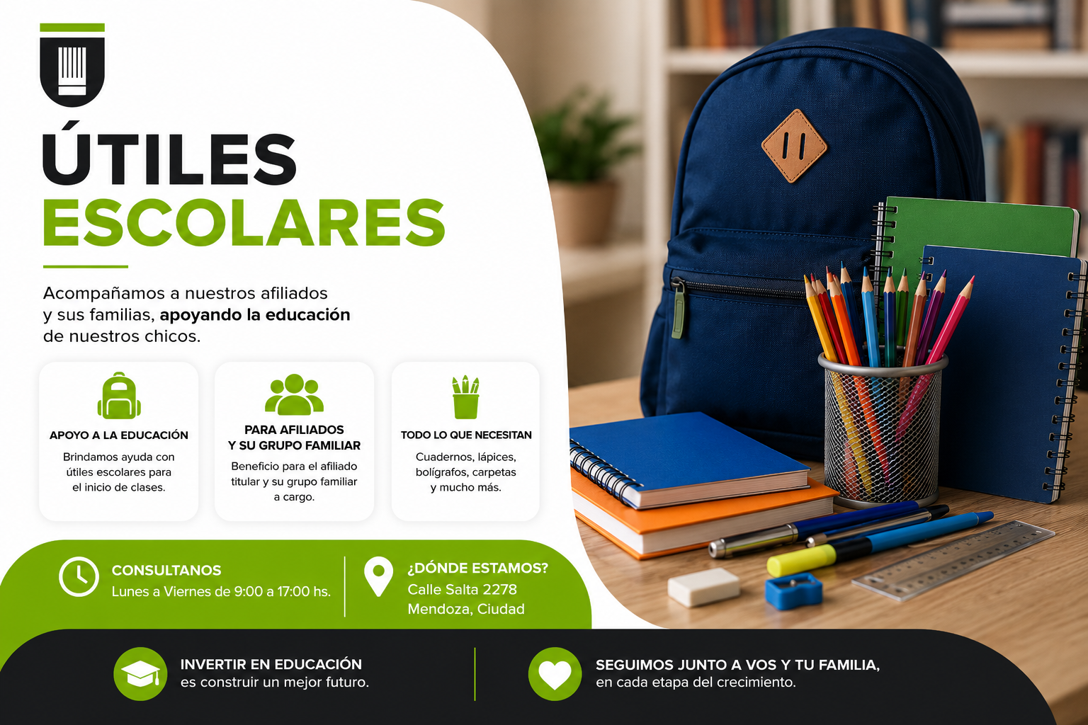 Beneficio Utiles escolares